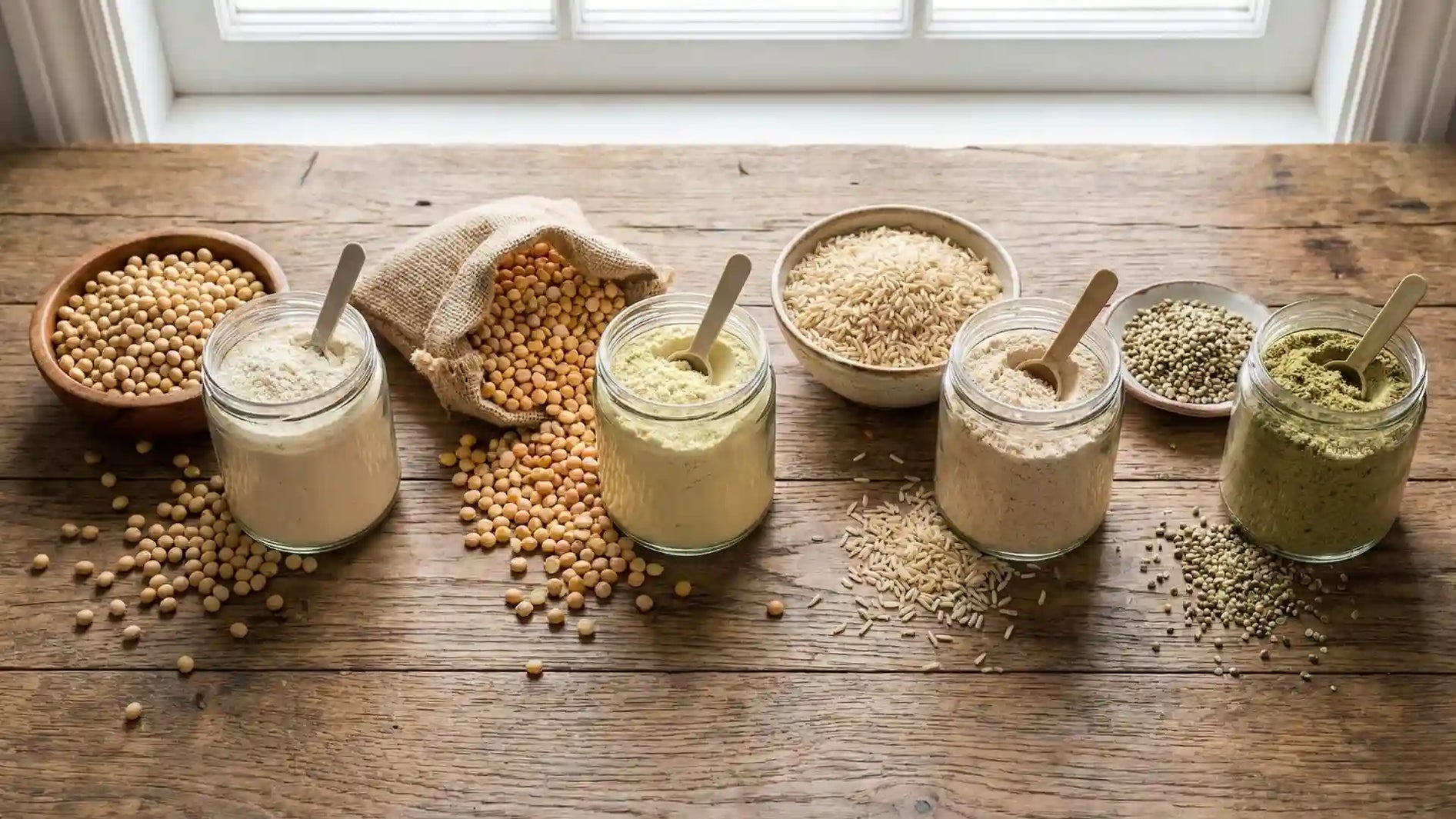 soy pea rice and hemp protein