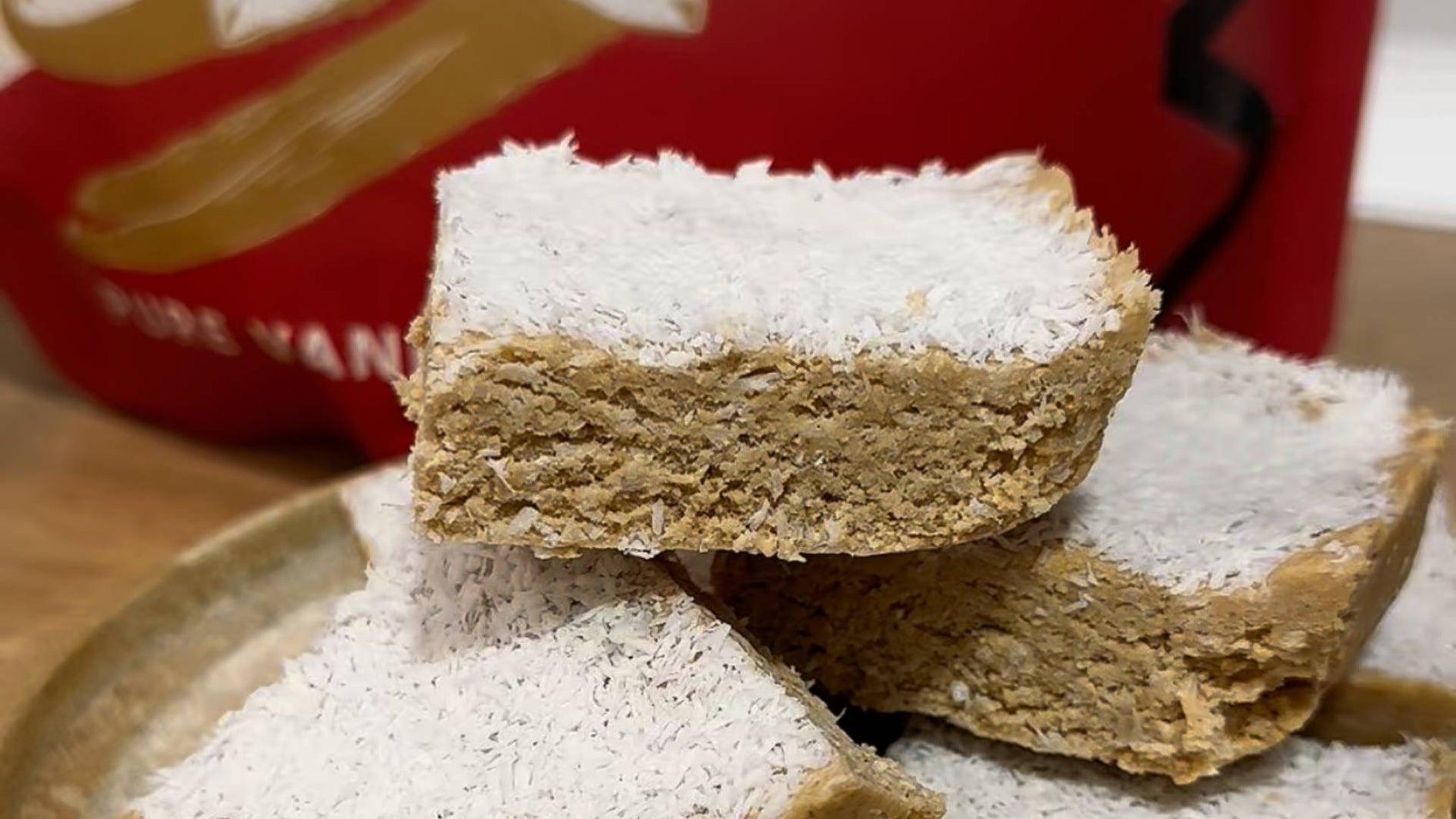 coconut vanilla protein bars