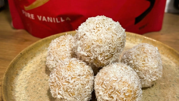 vanilla coconut bliss balls