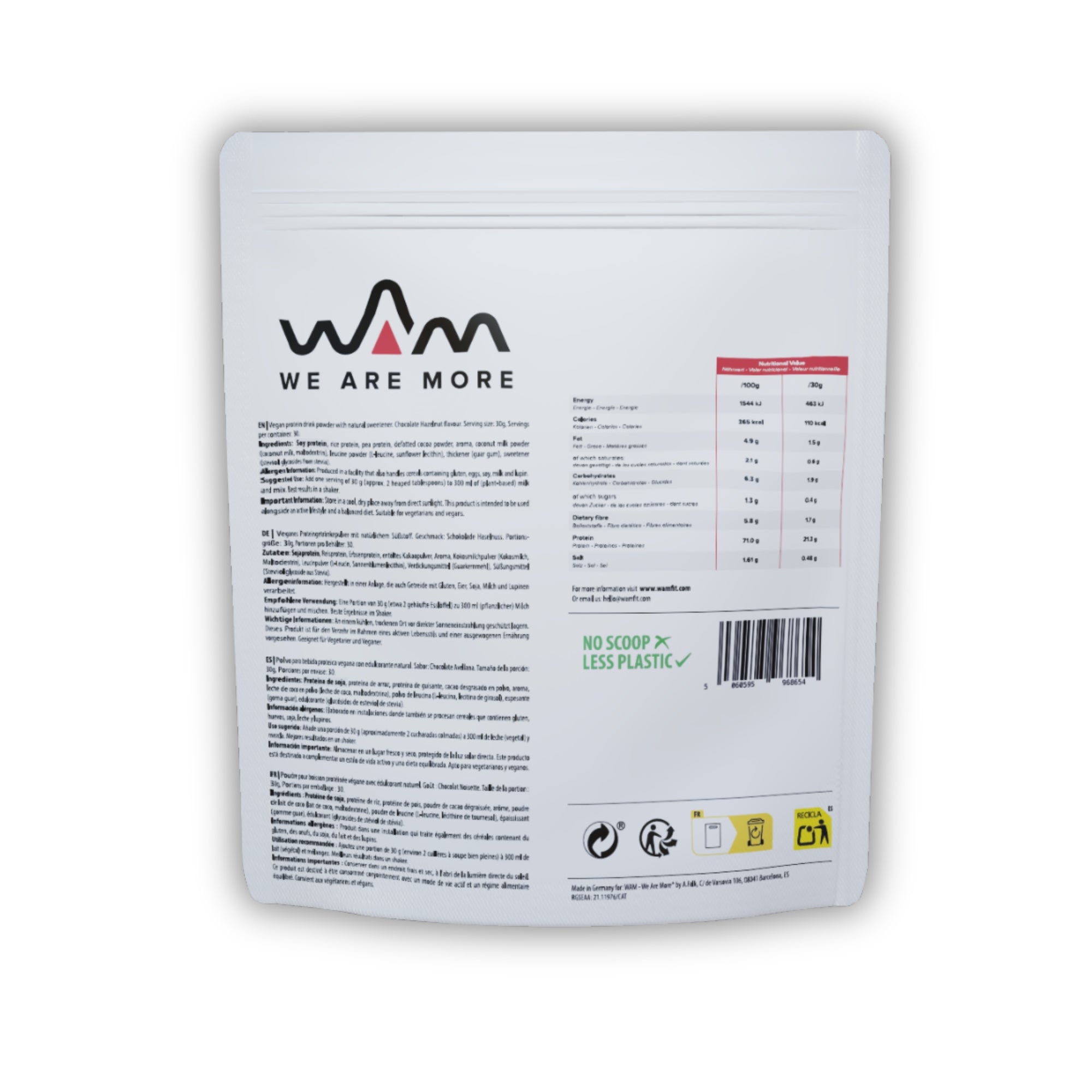 WAM Protein - Chocolate Hazelnut – RESERVA ANTICIPADA