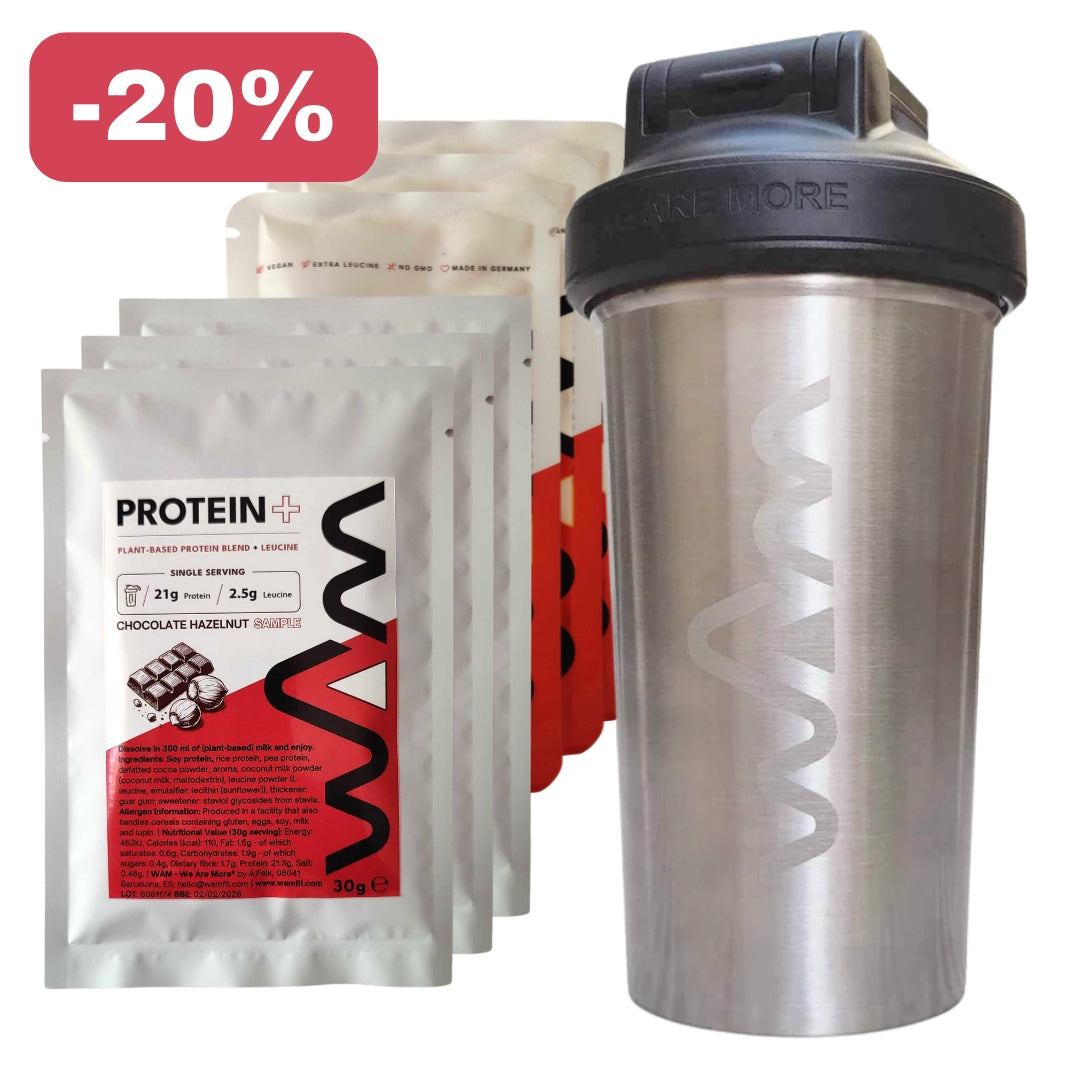 WAM Proteinpulver Probierpaket + Shaker